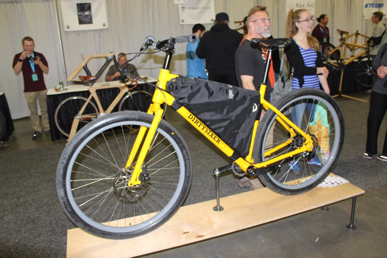 Dirty Sixer is already known for its bikes with giant 36-inch wheels – this bike tones things down a bit, with 32-inch wheels