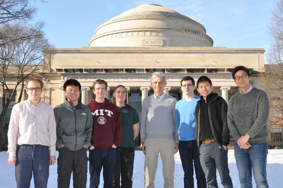 The research team at MIT, who created one of the first experimental examples of a supersolid