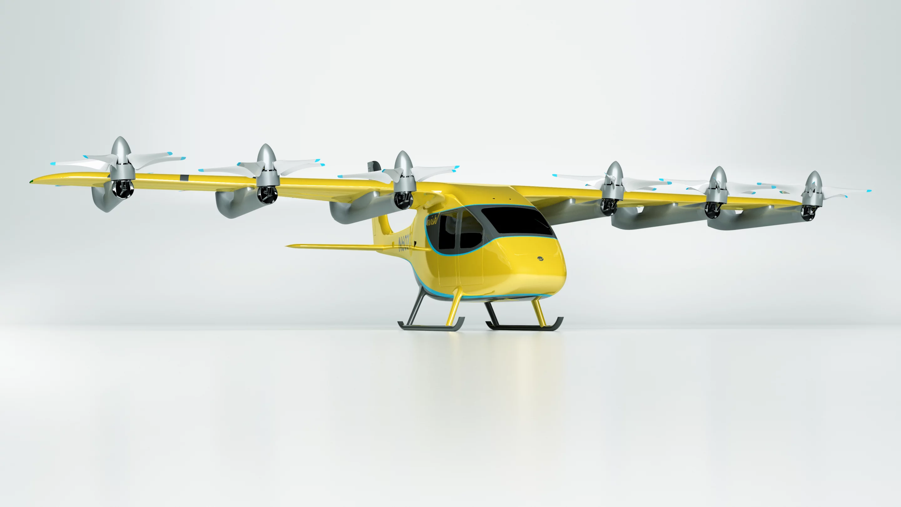 The Gen 6 has six rotors for lift and thrust