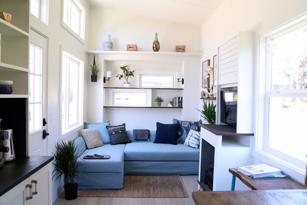 View towards the Coastal Craftsman's living area