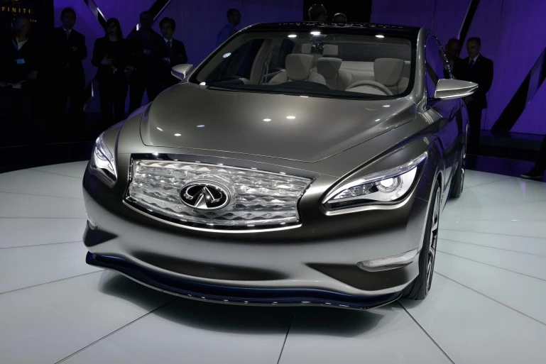 The Infiniti LE concept at the 2012 New York Auto Show
