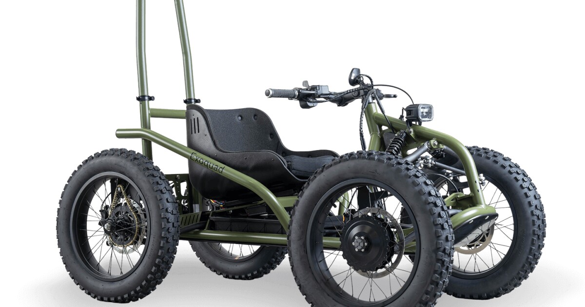 Off-road electric vehicle empowers wheelchair users Off-road electric vehicle empowers wheelchair users