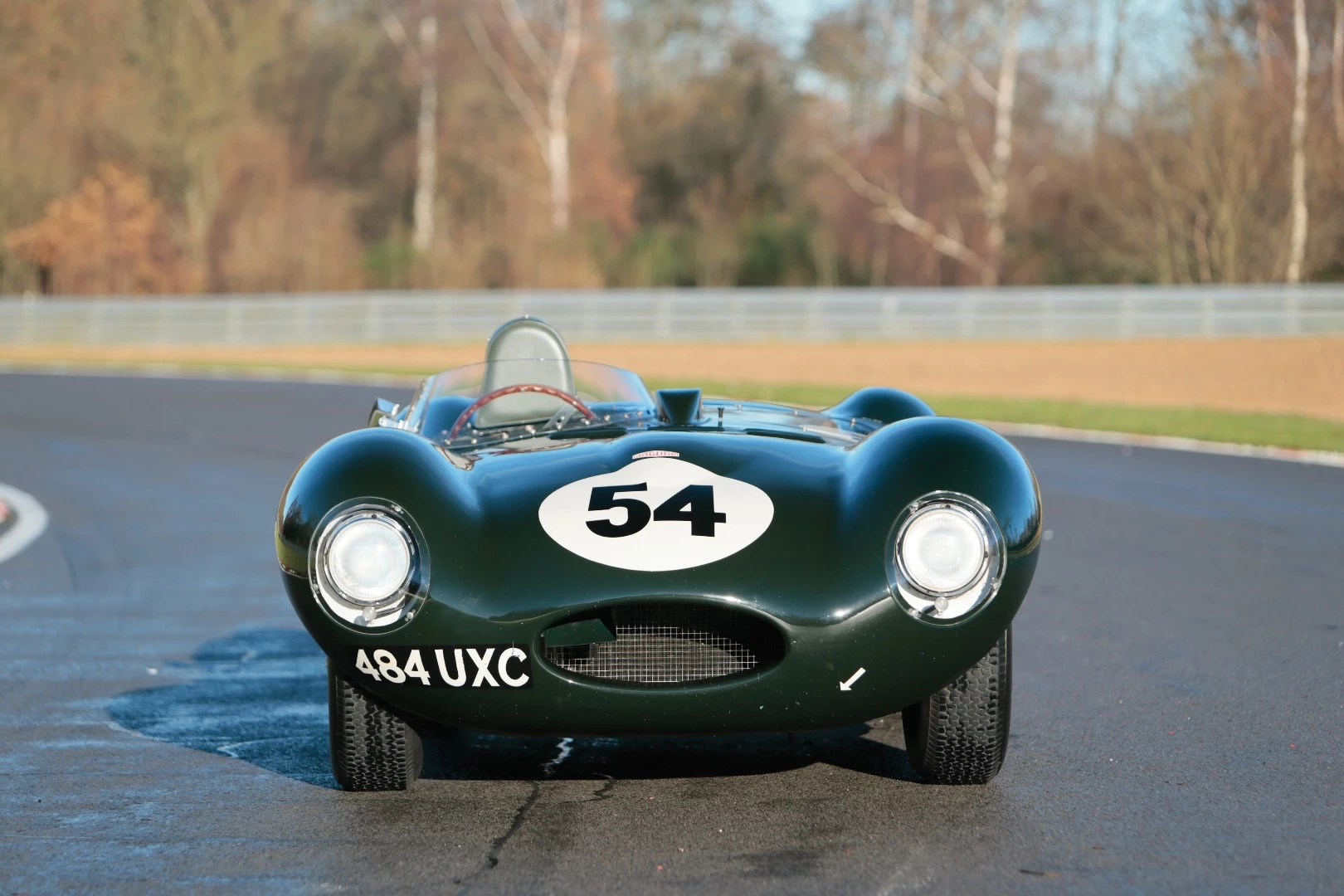 This highly original 1955 Jaguar D-Type sold for €3,696,000 at RM-Sotheby's 2014 Paris auction. It was the seventh customer D-Type produced and was delivered new to and raced by four-time Australian Drivers’ Champion Bib Stillwell.