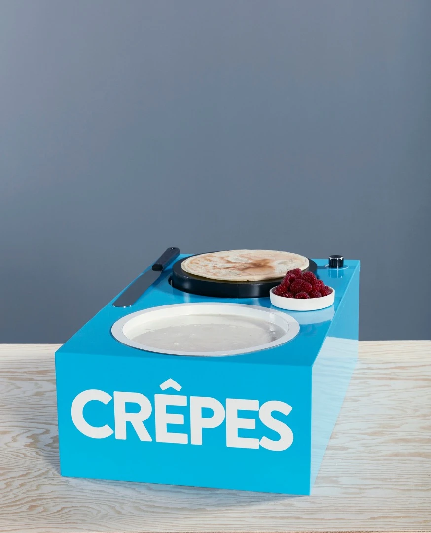 A Crêpe Machine module comes complete with a hot plate