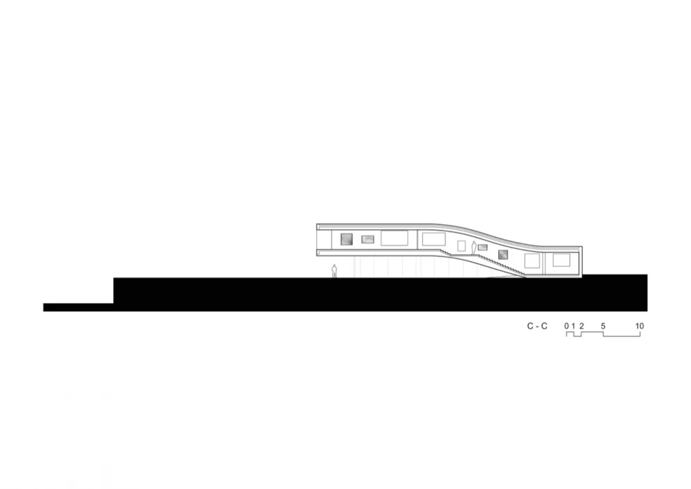 Architectural plan of the Autofamily House (Image: KWK Promes)