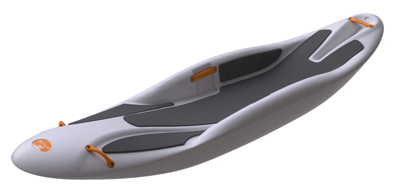 The Play is a play boat for surf and river aimed at experienced paddlers