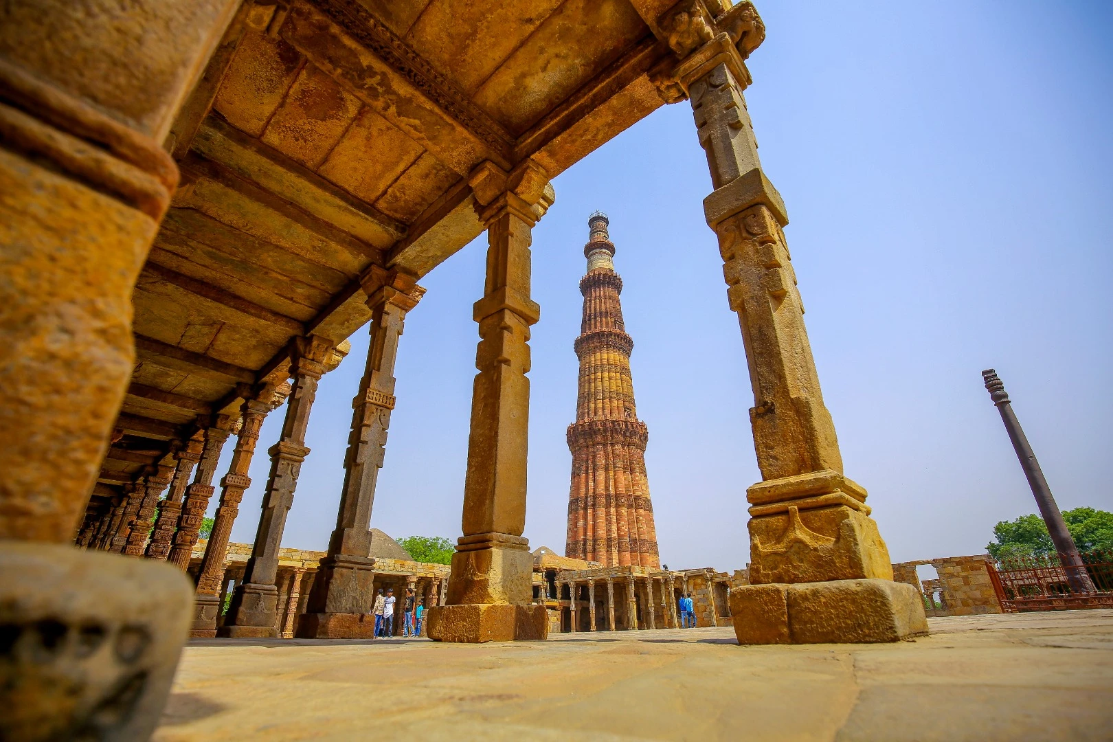 Shortlisted - Qutb Minar. "Qutb Minar (also called Qutub Minar or Qutab Minar) is a famous Indian historical monument and the second tallest minar in India. Qutb Minar is 73 m tall and built in the Indo-Islamic architectural style. It has been added to the UNESCO World Heritage Site."