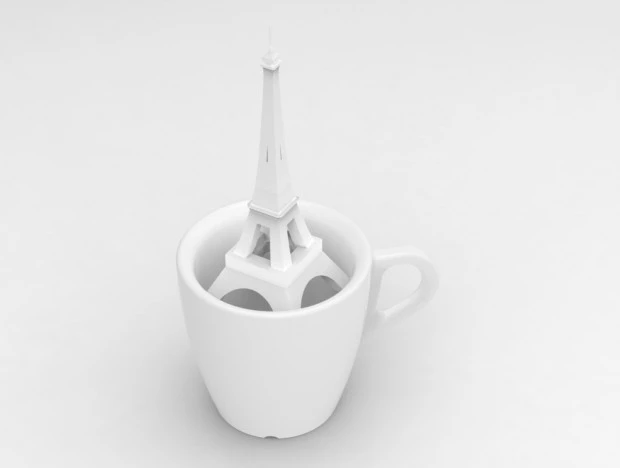 The Eiffel tower cup(Image: Cunicode)