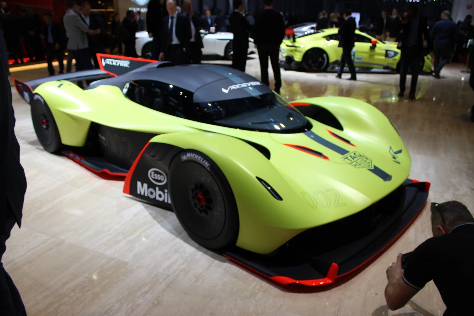 From this angle, the Aston Martin Valkyrie AMR Pro looks like the aggressive hypercar that it is