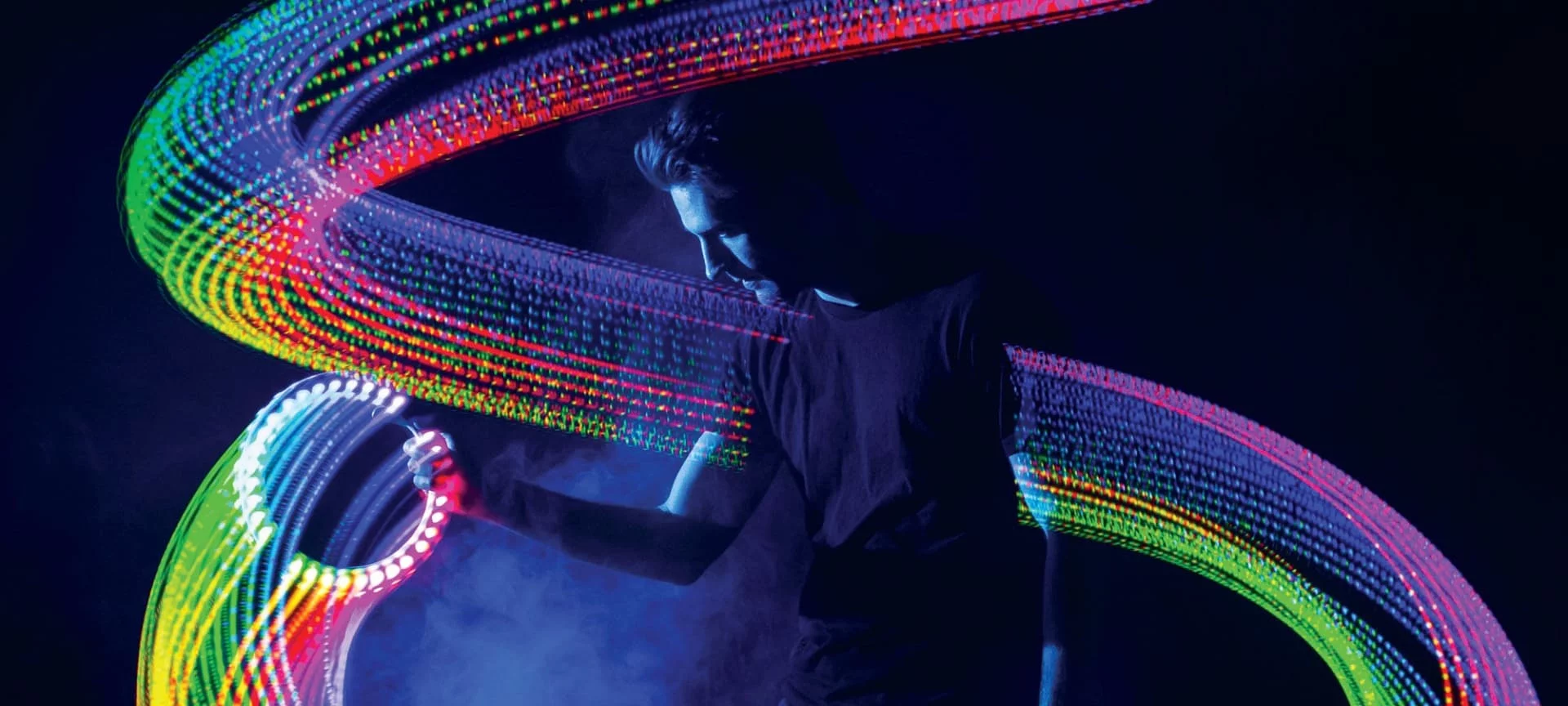 The ARQ ring controller can be waved around like a tambourine, pairing with the base over Bluetooth LE