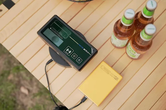 The Photon Matrix can be used inside or outdoors, and is IP68 waterproof (meaning it can withstand being submerged to 1.5 m / 4.9 ft for 30 minutes)