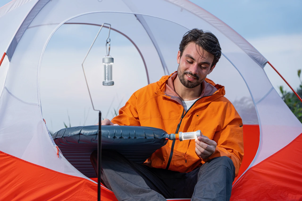 Depending on the brand, the Beam Pump can inflate a sleeping pad in less than a minute