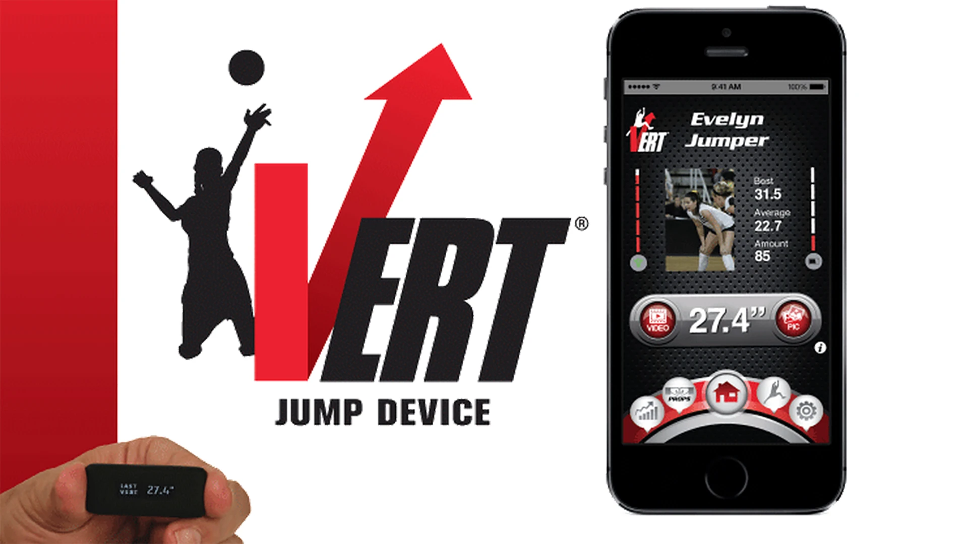 Vert is a wearable designed specifically for tracking jumps