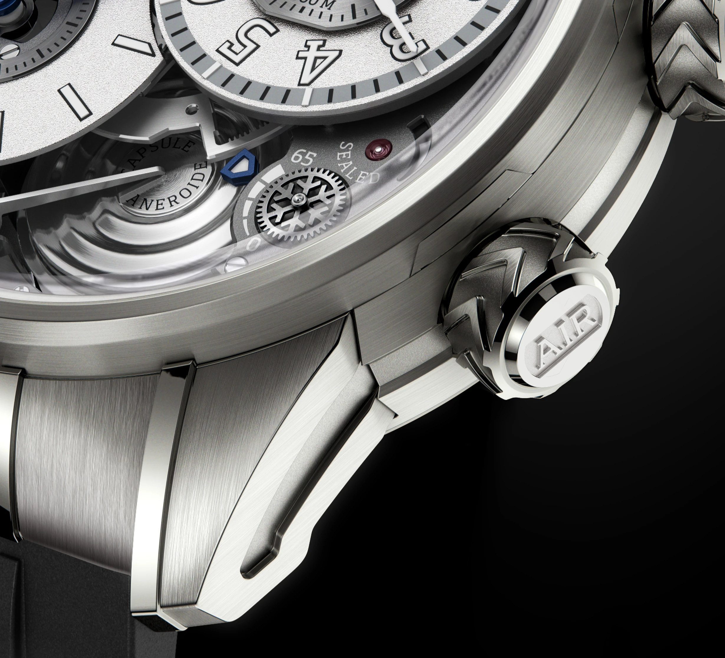 The Génie 02 Terre's third crown is an air valve