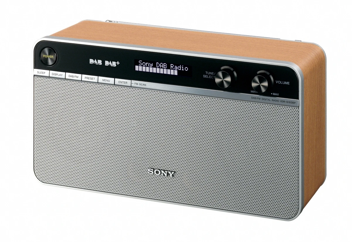 The XDR-S16DBP portable radio has two 2.59-inch (66 mm), 4 ohm stereo speakers, each having a rated output of 0.8W RMS