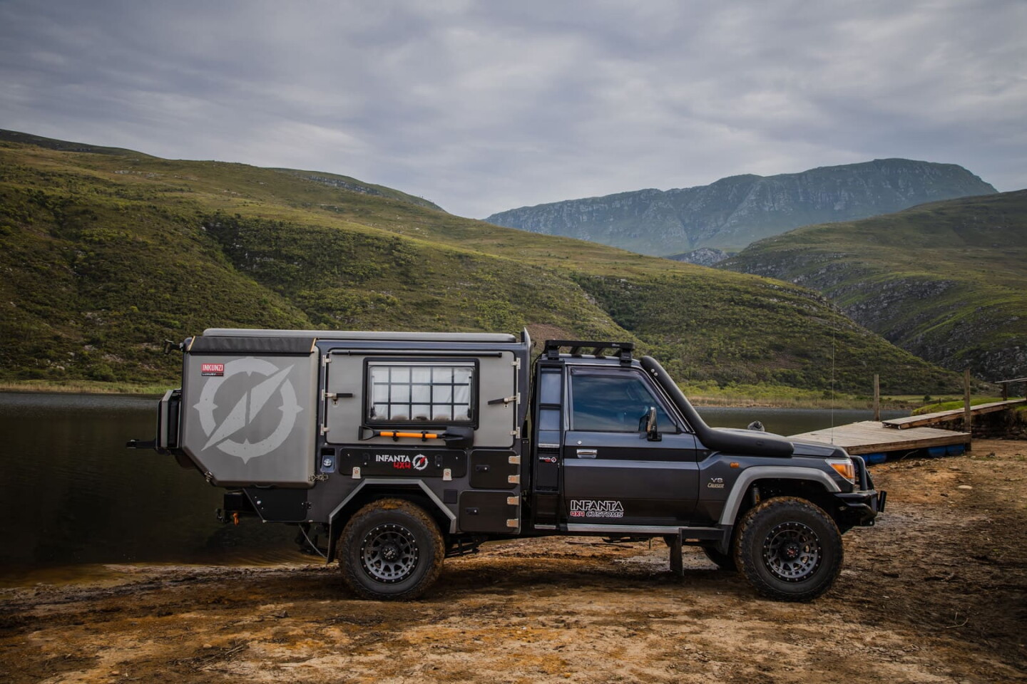 Not many trucks are as ready as this one to explore those lush hills and mountains for days on end
