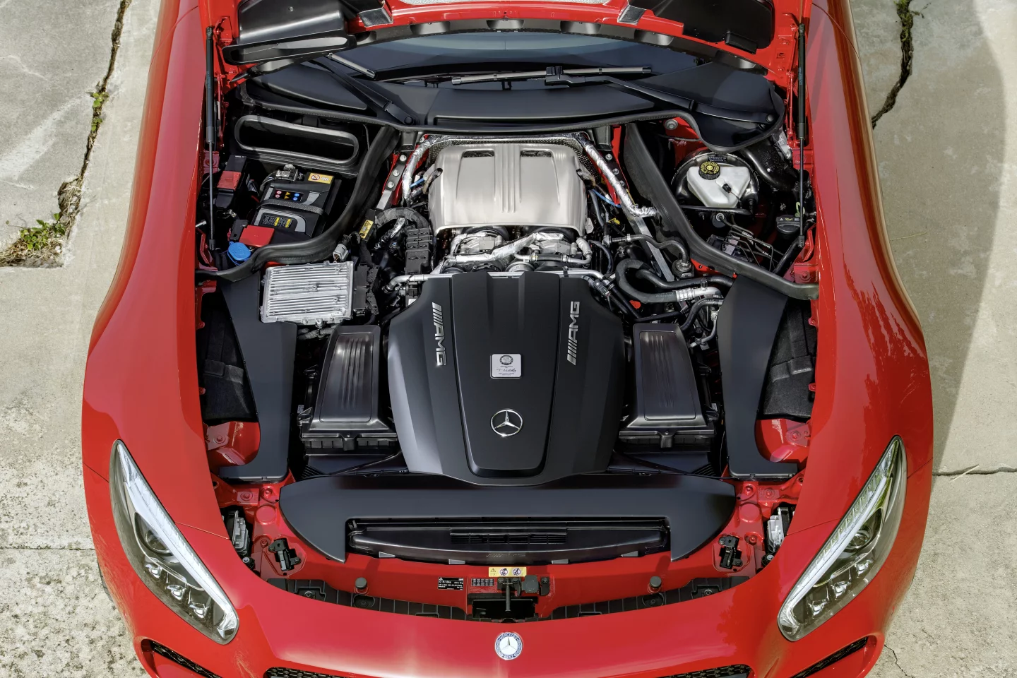 The GT debuts a new twin-turbo V8 for AMG