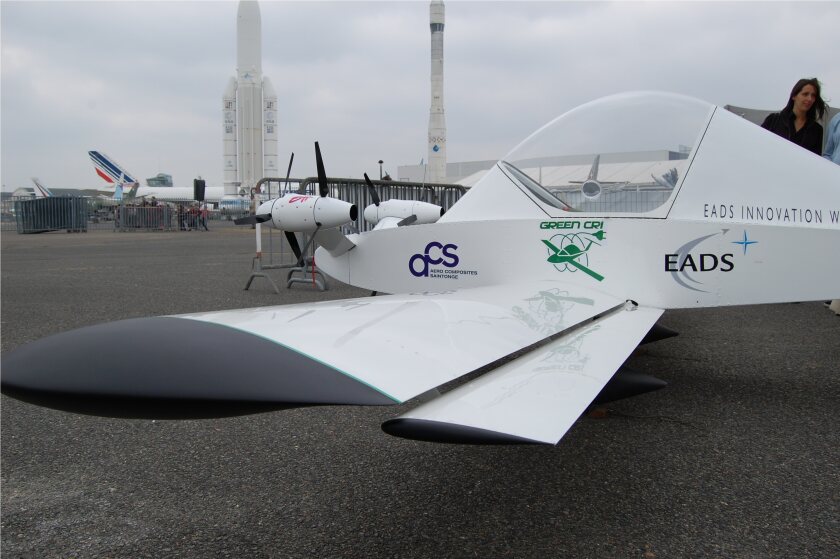 The star of the show was the Green Cri electric aircraft