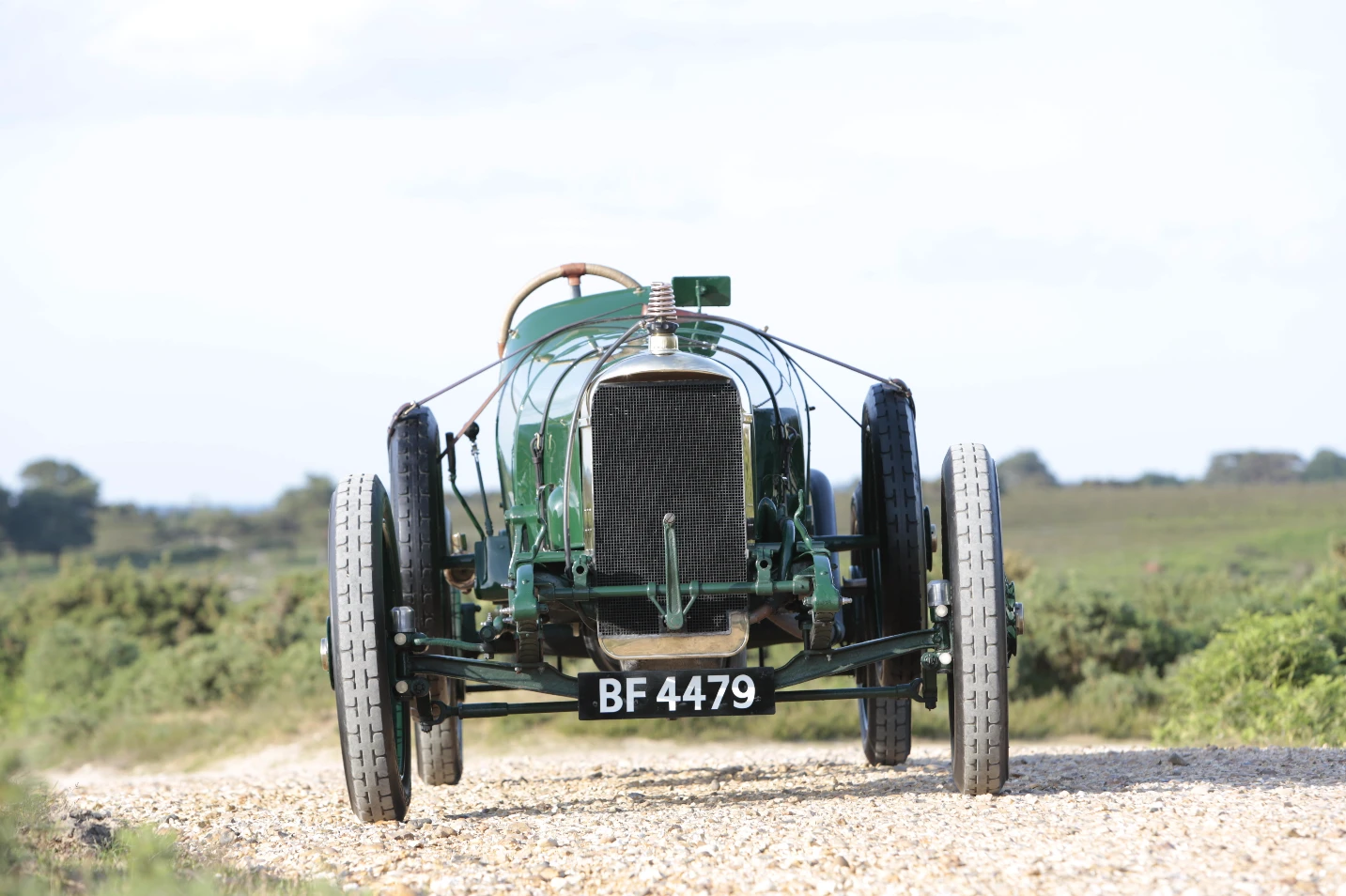 The Sunbeam "Coupe de L'Auto Replica" was a limited production road car that was sold by Sunbeam in 1913/14. It is the only production road car in history that was simultaneously successful in Grand Prix racing and the holder of multiple land speed records. Using the banked Brooklands circuit in England, the Sunbeam's first record was to cover 92.45 miles in an hour in August 1912, but further efforts saw that record beaten and in October 1913, the car covered 107.95 mile in an hour.