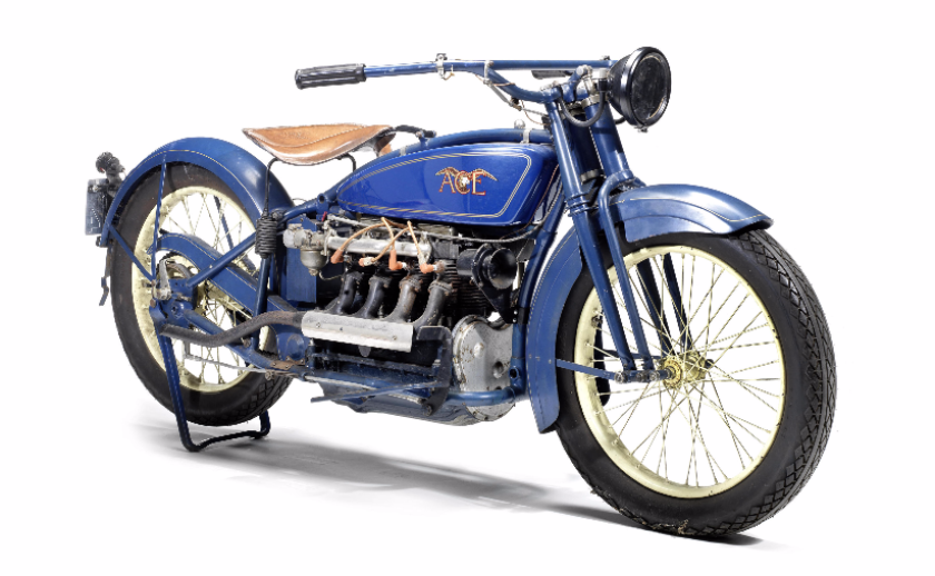 The Ace Four is a highly desirable motorcycle and examples rarely come to auction, the most recent example selling as part of the EJ Cole Collection for $126,500. This example is believed to have resided in the USA before being sold to the vendor in 2005. Little else is known about the Ace's history or condition. Sold strictly as viewed. Estimate: £18,000 - 24,000 ($26,000 - 35,000)Auction Page