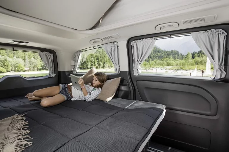 The Marco Polo Activity's cabin bed sleeps up to three