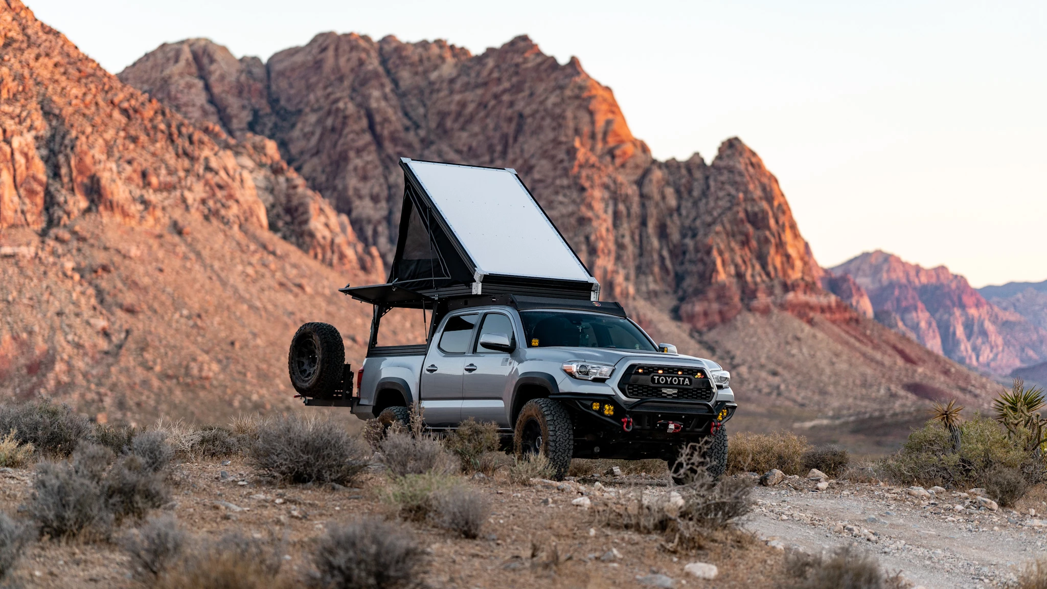 Toyota Tacoma with Packout camper
