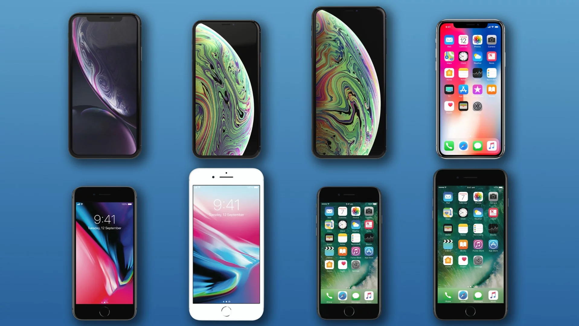 New Atlas compares the specs and features of the iPhone XR, XS, XS Max, X, 8, 8 Plus, 7 and 7 Plus