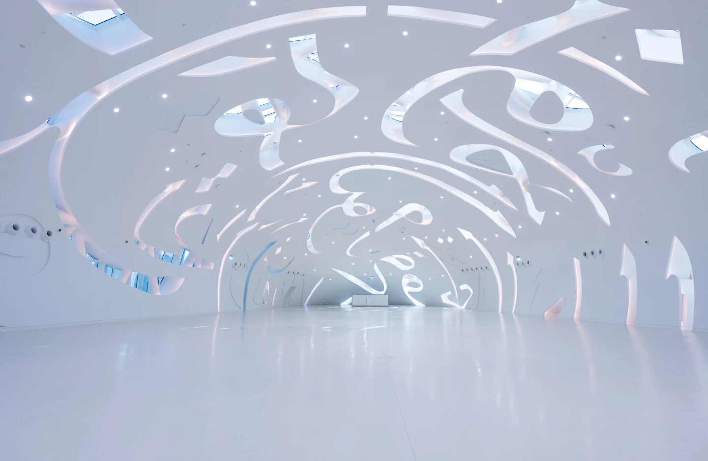 The Museum of the Future features a large events space