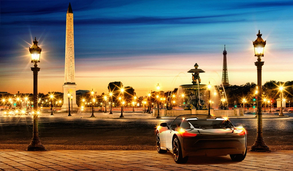 With a range of 200 km (120 miles) the Pariss recharges in 5 hours on a standard 220 volt outlet.