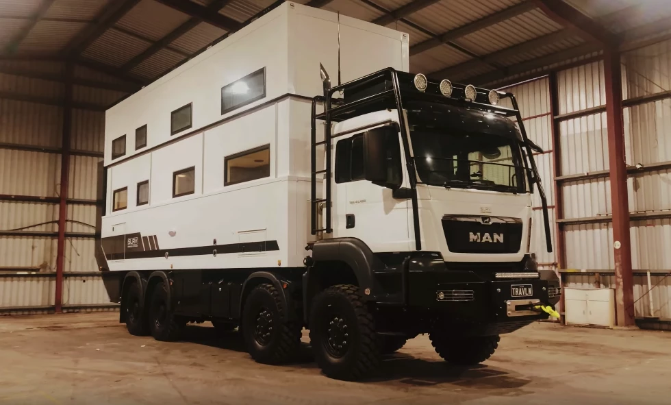 For those who think that's just too much motorhome, SLRV also offers a regular fixed-roof, single-story version
