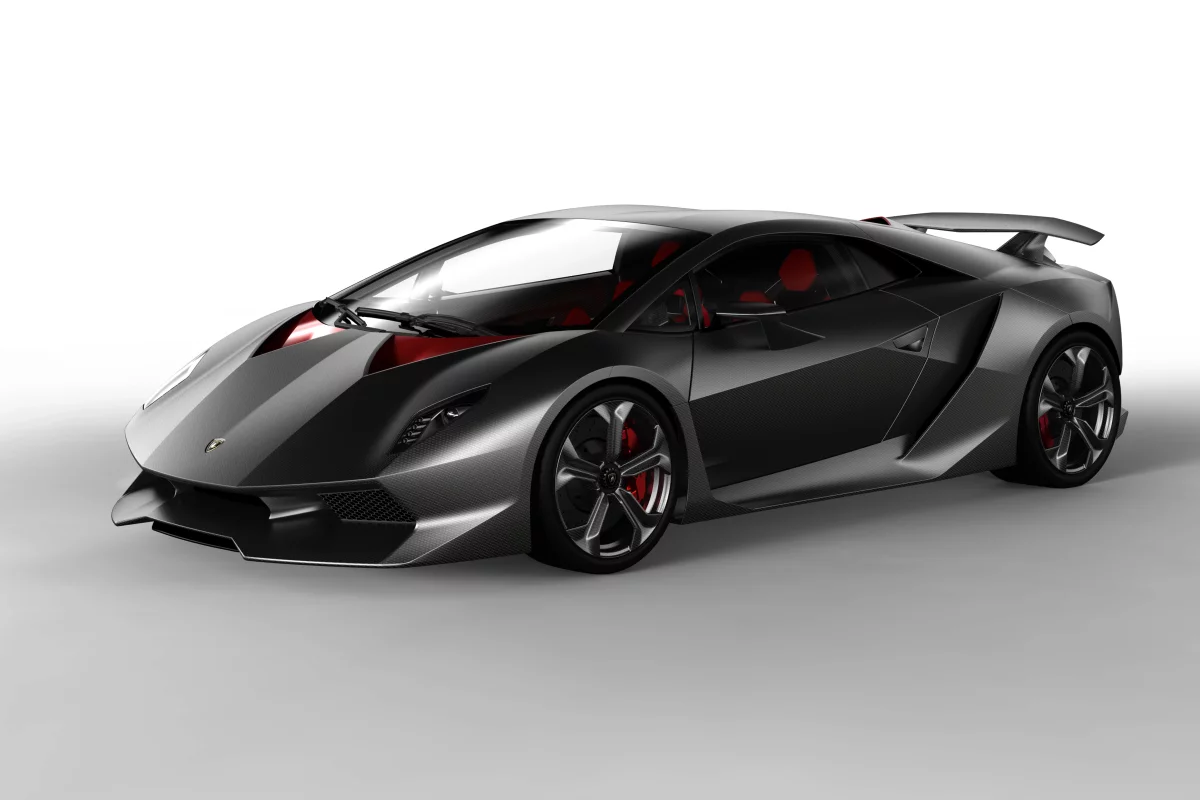 The carbon-fiber-heavy - or rather, light - Lamborghini Sesto Elemento