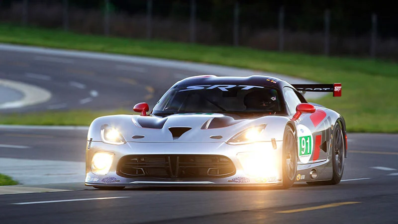 The 2013 SRT Viper GTS in race trim
