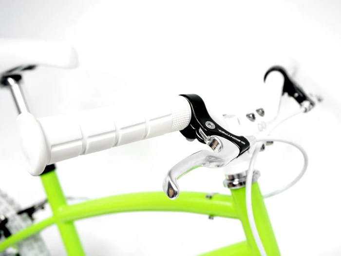 The Jyrobike has an aluminum frame and comes in 12- and 16-inch wheel sizes