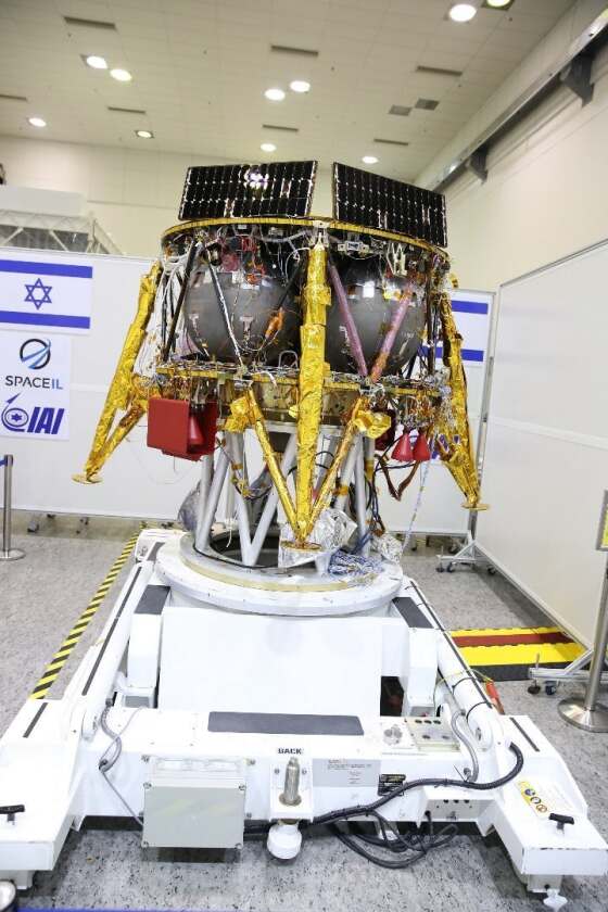 Beresheet prior to launch