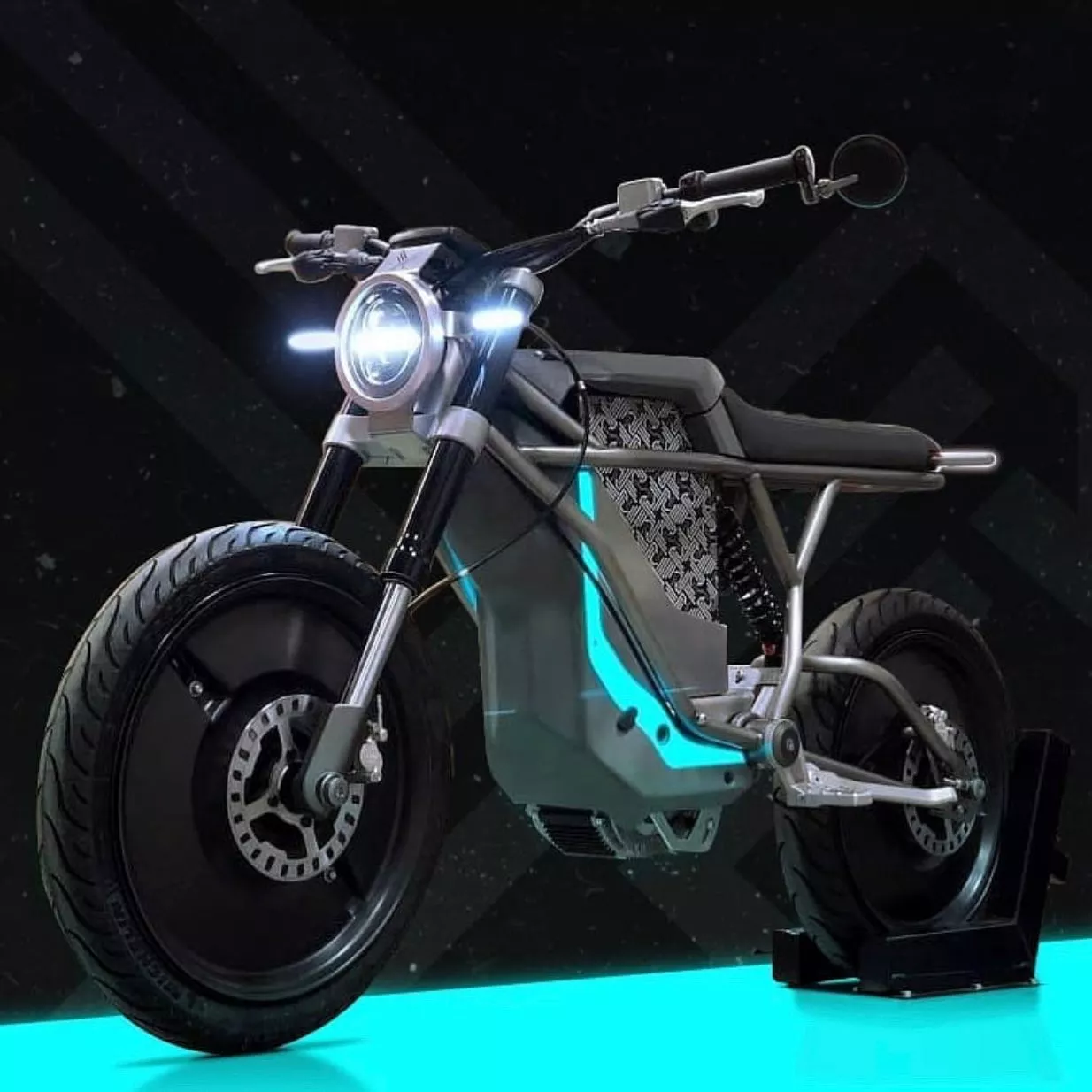 The Falcon is a nice-looking electric motorcycle