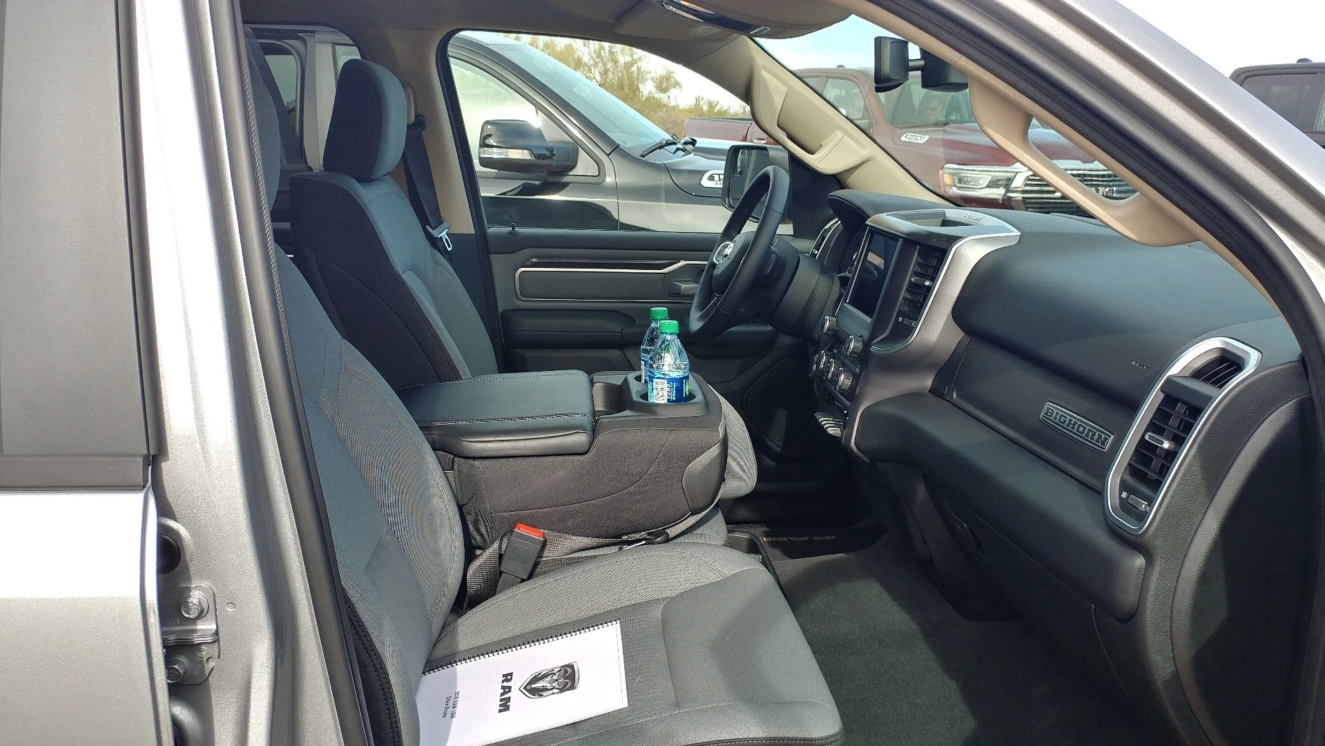 Inside the 2019 Ram 1500 Big Horn package shows a cabin ready to deliver comfort while retaining its rough-and-ready working status