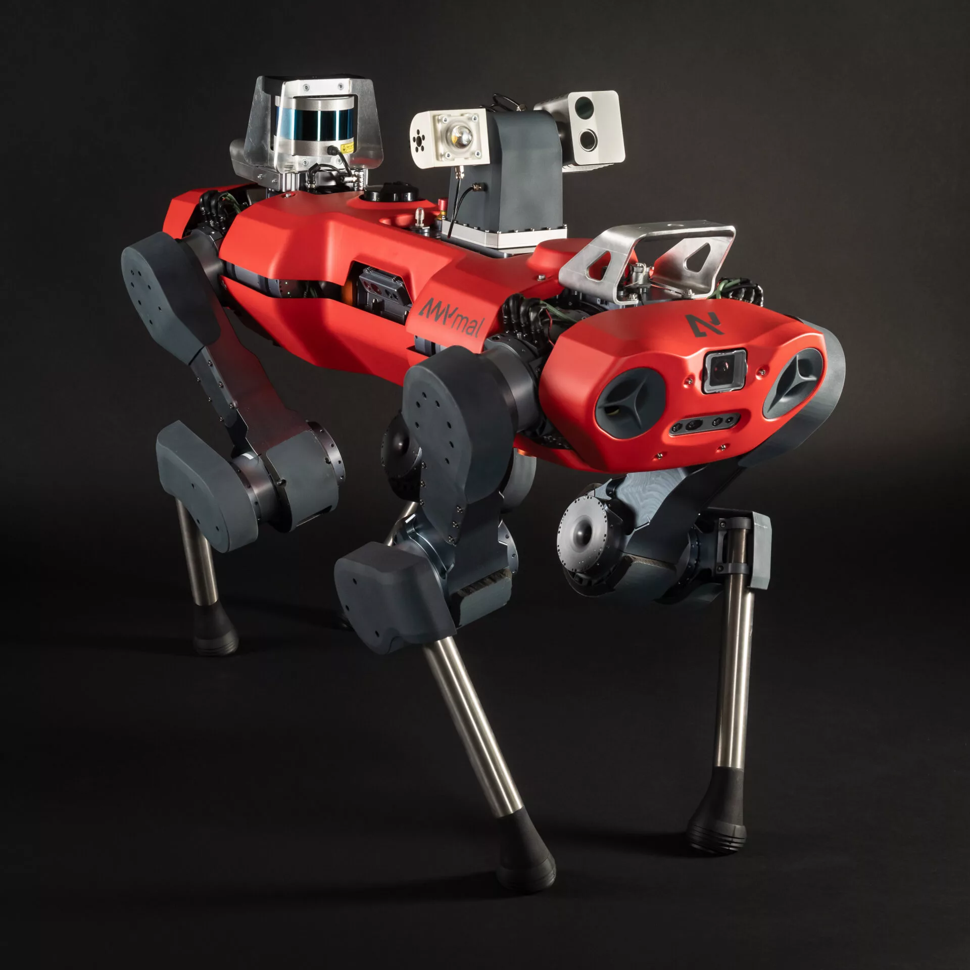 The ANYmal C weighs 50 kg (110 lb)