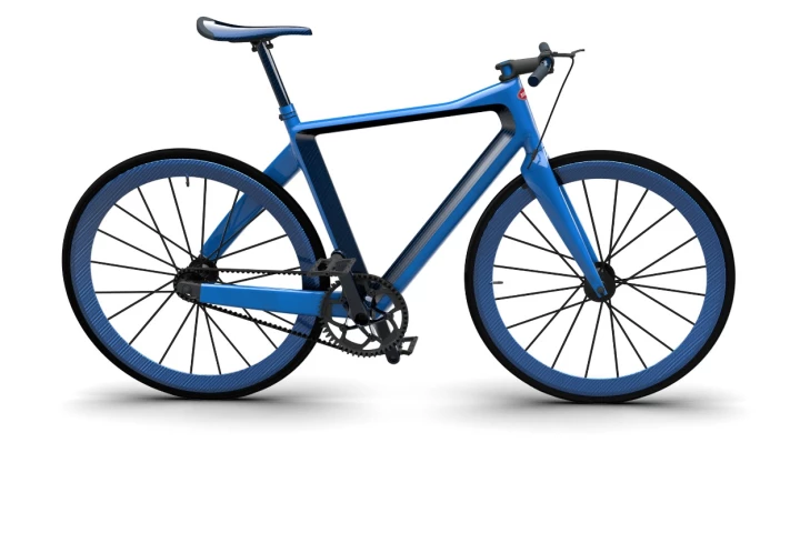 The PG Bugatti Bike is lightweight and very, very expensive