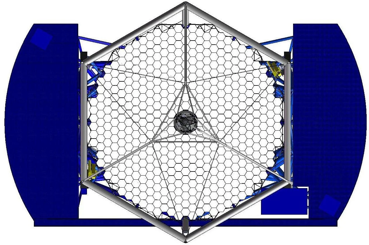 The TMT primary mirror (Image: Courtesy TMT Observatory Corporation)