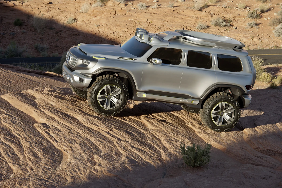 The 2012 Mercedes-Benz Ener-G-Force gets dirty