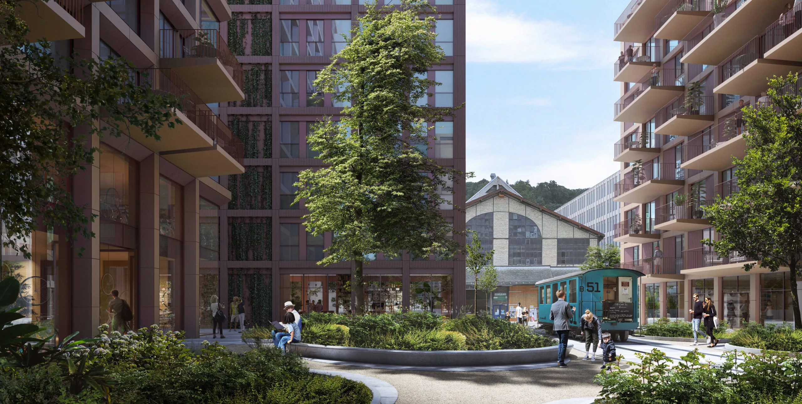 Rocket&Tigerli will rise to a height of 100 meters above the courtyard, and is expected to be completed and ready for residents to move in to by 2026