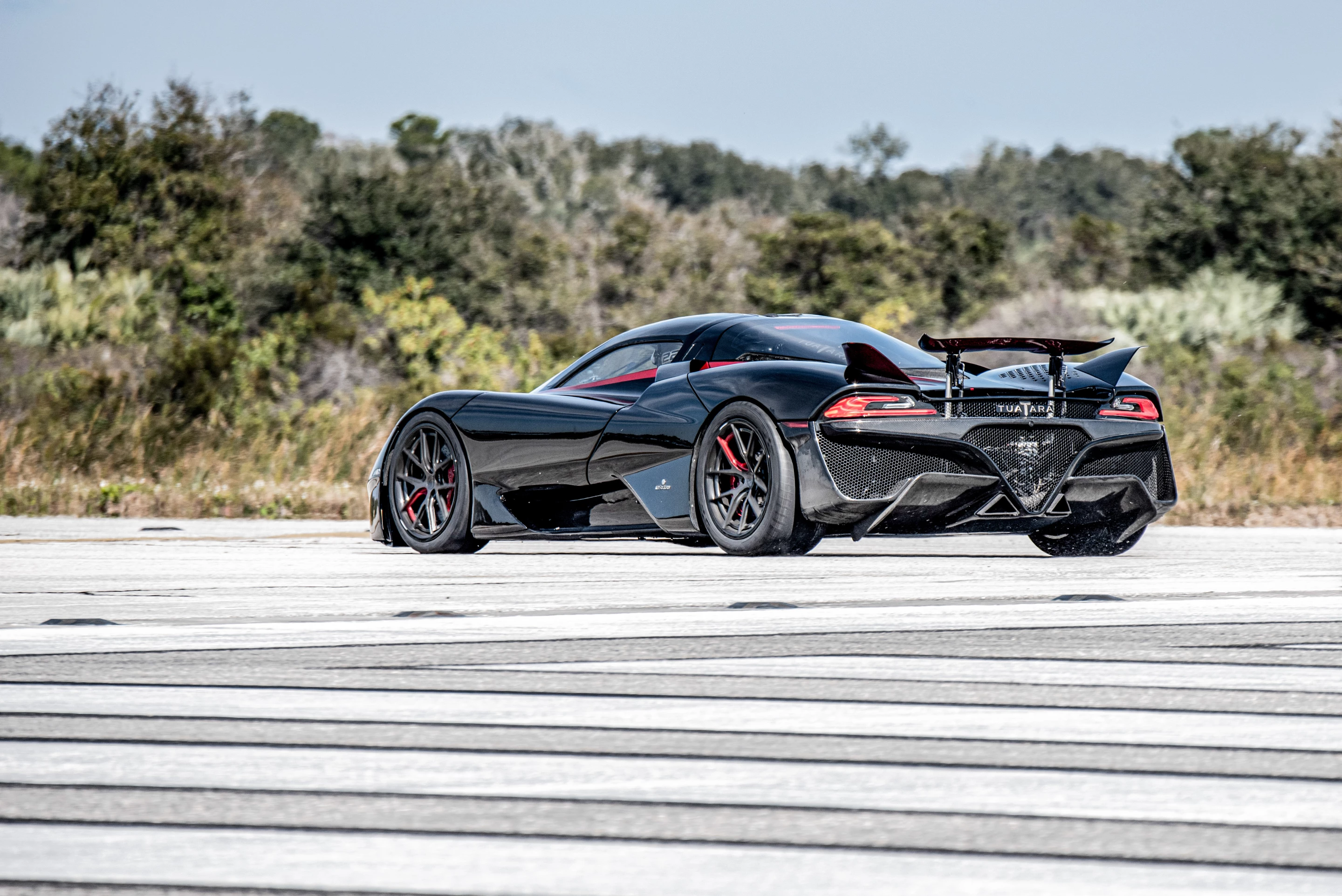 The record was set on a runway at the Kennedy Space Center