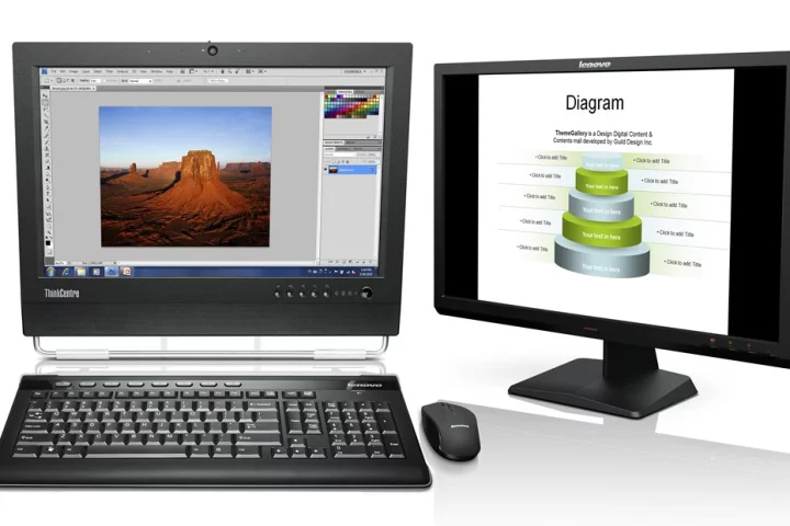 Lenovo's ThinkCenter M70z is a multi-touch Windows 7 all-in-one desktop
