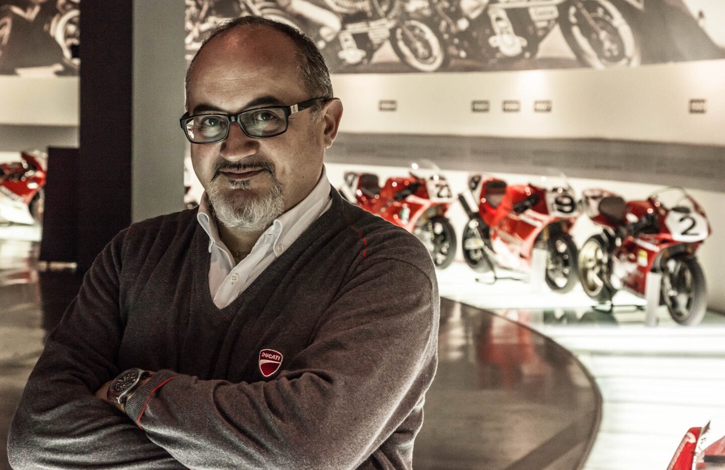 Livio Lodi, official Ducati historian and curator of the Ducati Museum.