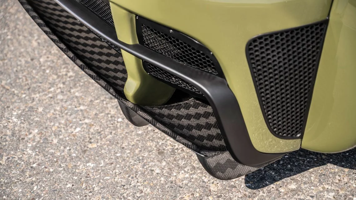 Moving to a side exhaust has given Donkervoort space to beef up the underbody diffusers for some 80kg more downforce at speed