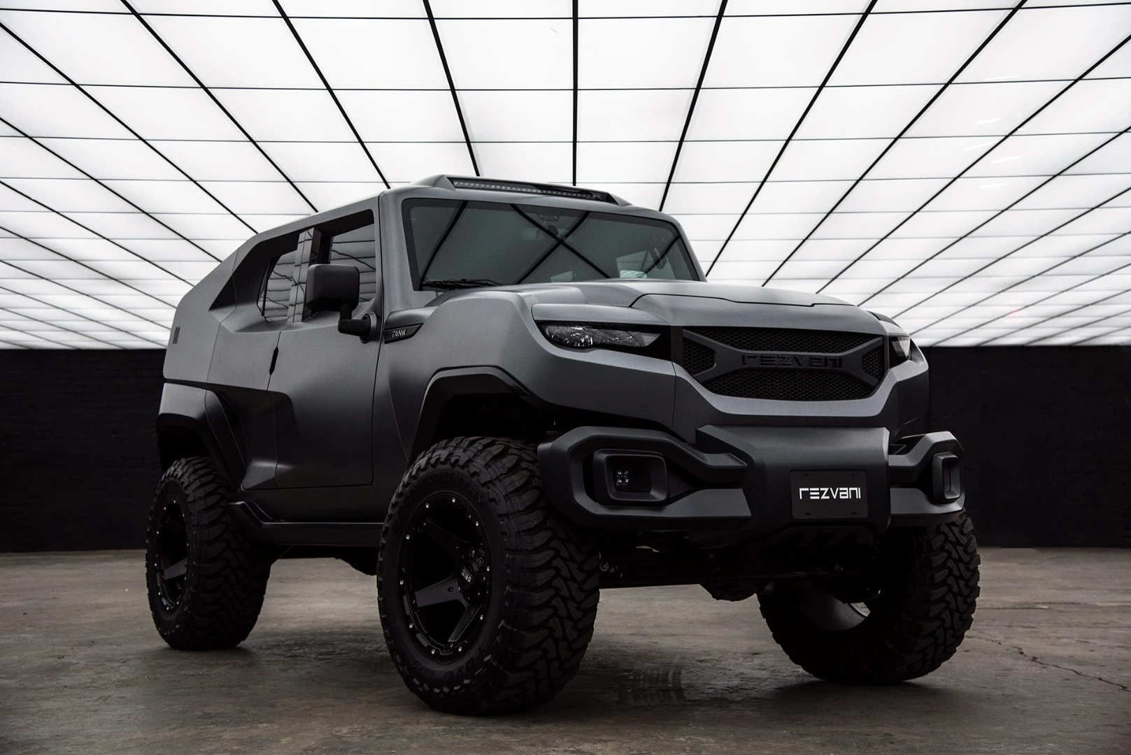 Rezvani has built cars on Ariel and Lotus underpinnings, and this time reclothes a Jeep Wrangler