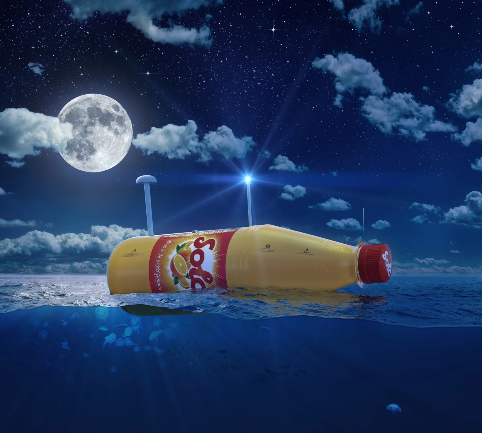 Solo will continue to track the bottle as it travels the Atlantic Ocean and has stated it will collect it whenever and wherever it washes up