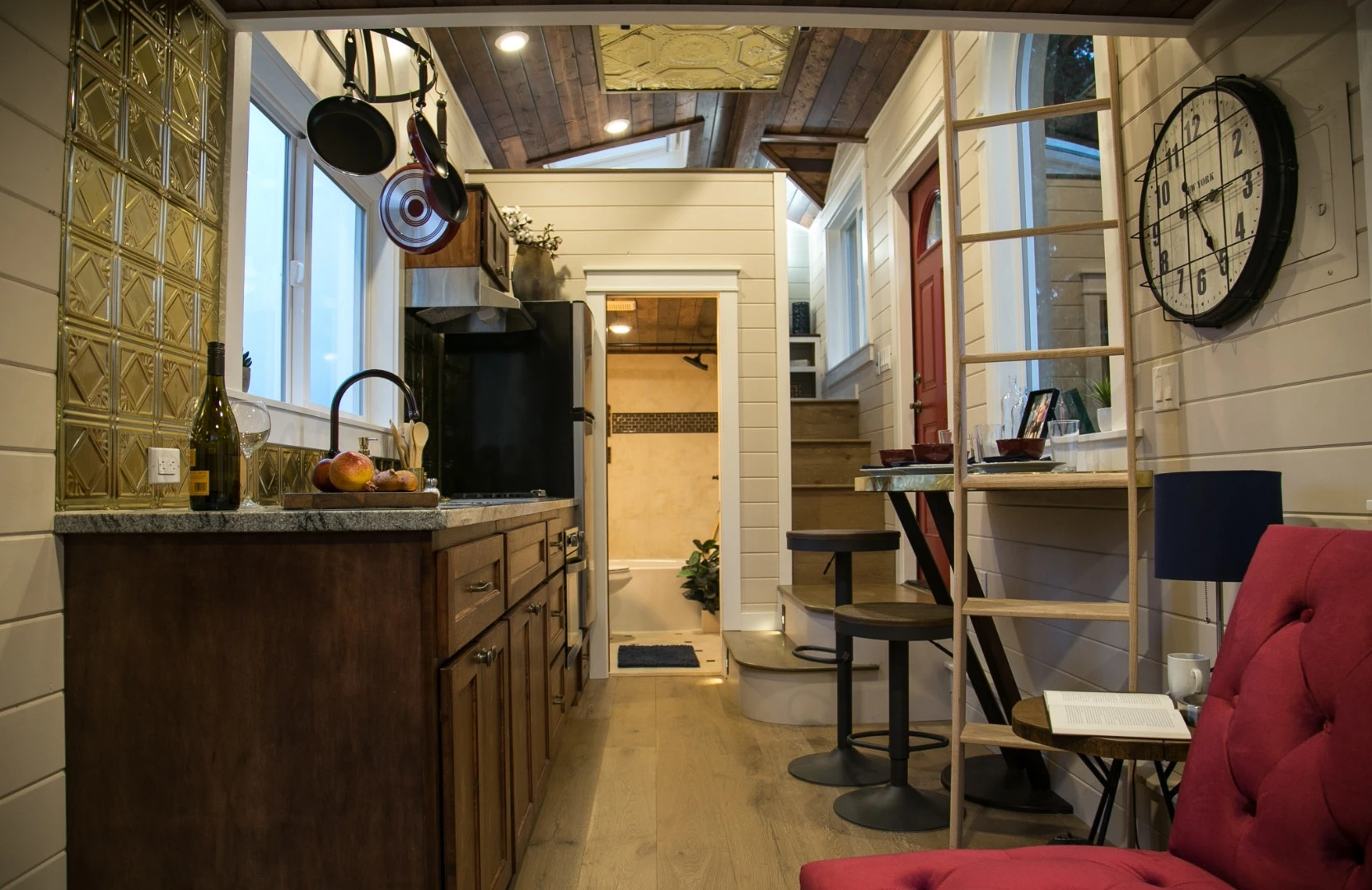 The Theater Home measures 200 sq ft (18 sq m)