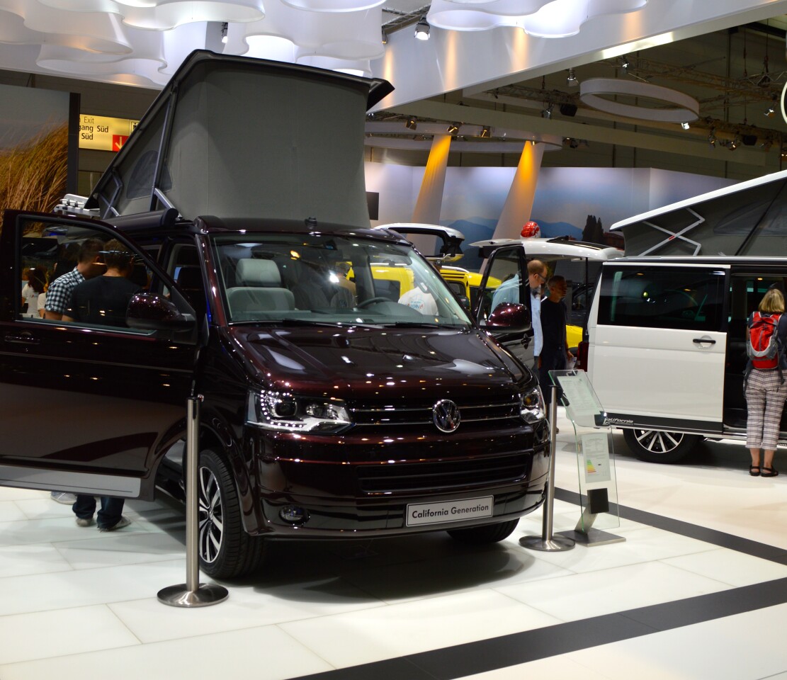 The Volkswagen California Generation celebrates 25 years of California van campers