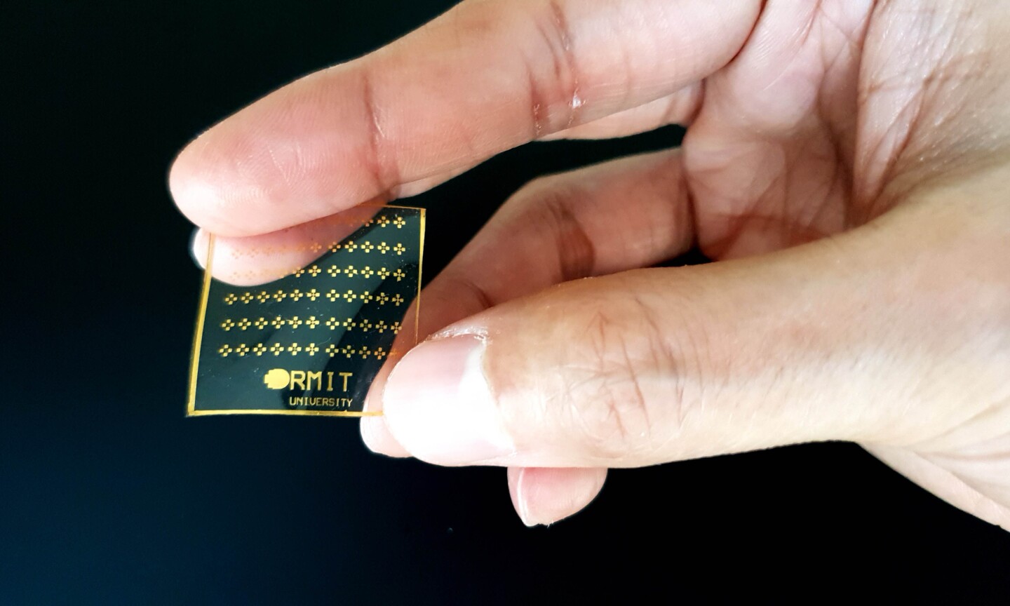 An electronic skin developed at RMIT could one day enable robotics and prosthetics to sense pain